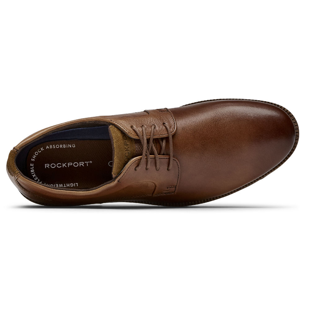 Rockport Mens Oxfords Brown - Sharp & Ready 2 Plain Toe - UK 190-MGXRJP